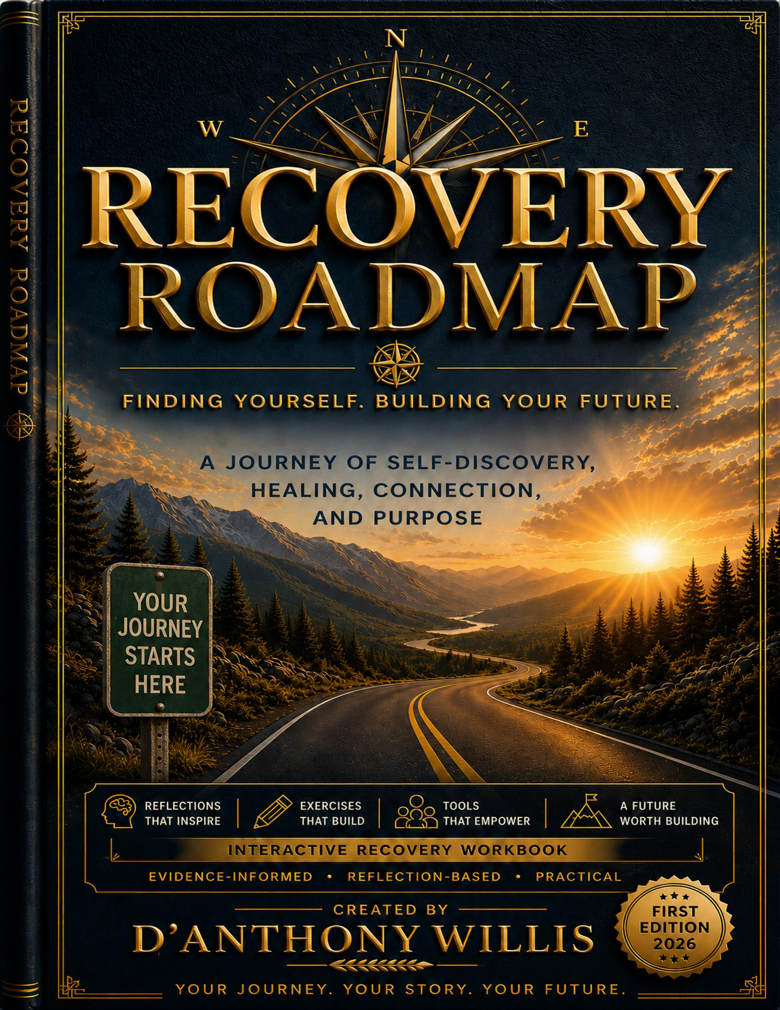 Recovery Roadmap Participant Workbook Pilot v3 cover by D’Anthony Willis